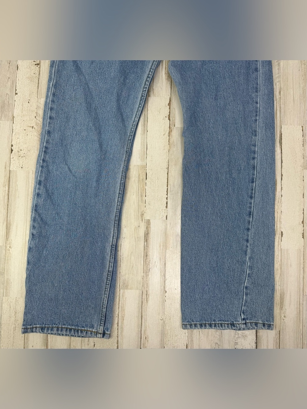 Vintage Levis 505 Pants Jeans Men 36x31 Denim Stretch Blue Straight - Picture 4 of 14